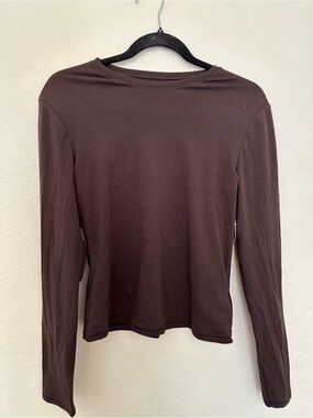 Gap Long Sleeve Tee Brown 3/$20